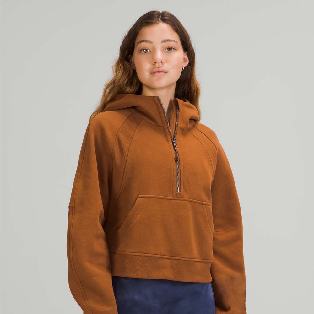 NWOT Copper Brown Lululemon 1/2 Zip Scuba XL/XXL